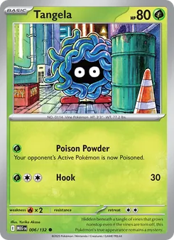 Tangela [Poison Powder | Hook] 카드 이미지
