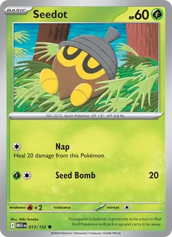 Seedot [Nap | Seed Bomb] 카드 이미지