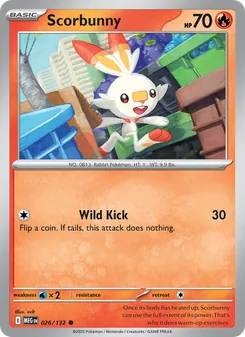 Scorbunny [Wild Kick] 카드 이미지