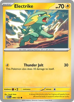 Electrike [Thunder Jolt] 카드 이미지
