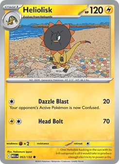 Heliolisk [Dazzle Blast | Head Bolt] 카드 이미지