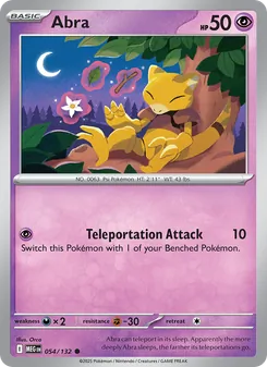 Abra [Teleportation Attack] 카드 이미지