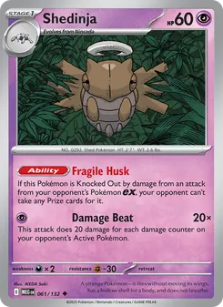 Shedinja [Fragile Husk | Damage Beat]