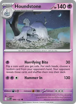 Houndstone [Horrifying Bite | Hammer In] 카드 이미지