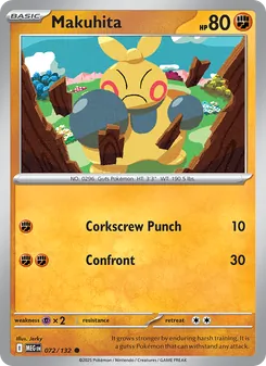 Makuhita [Corkscrew Punch | Confront]