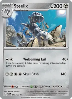 Steelix [Welcoming Tail | Skull Bash]