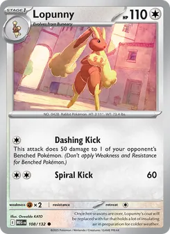Lopunny [Dashing Kick | Spiral Kick]