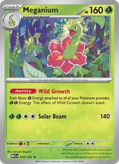 Meganium [Wild Growth | Solar Beam]