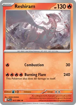 Reshiram [Combustion | Burning Flare]
