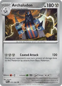 Archaludon [Coated Attack] 카드 이미지