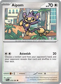 Aipom [Astonish] 카드 이미지