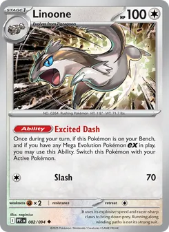 Linoone [Excited Dash | Slash]