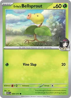 Erika's Bellsprout [Vine Slap] 카드 이미지