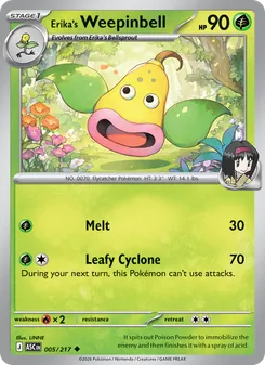 Erika's Weepinbell [Melt | Leafy Cyclone] 카드 이미지