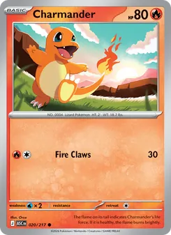 Charmander [Fire Claws] 카드 이미지