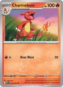 Charmeleon [Heat Blast] 카드 이미지