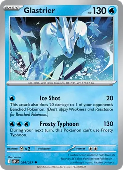 Glastrier [Ice Shot | Frosty Typhoon] 카드 이미지