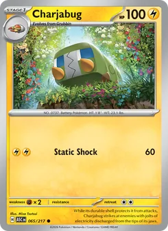 Charjabug [Static Shock] 카드 이미지