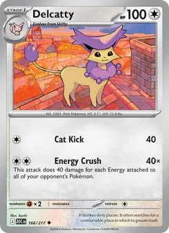 Delcatty [Cat Kick | Energy Crush] 카드 이미지