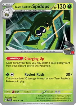 Team Rocket's Spidops [Charging Up | Rocket Rush]