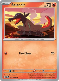 Salandit [Fire Claws] 카드 이미지