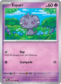 Espurr [Nap | Stampede] 카드 이미지