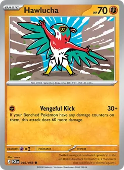 Hawlucha [Vengeful Kick] 카드 이미지