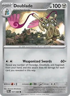 Doublade [Weaponized Swords] 카드 이미지