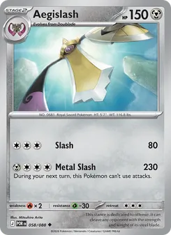 Aegislash [Slash | Metal Slash]