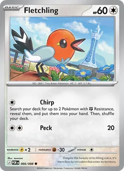 Fletchling [Chirp | Peck] 카드 이미지