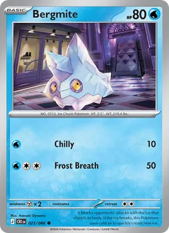 Bergmite [Chilly | Frost Breath] 카드 이미지