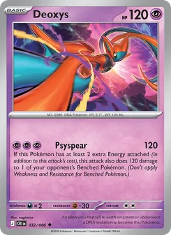 Deoxys [Psyspear] 카드 이미지