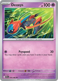 Deoxys [Psyspeed] 카드 이미지