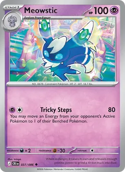 Meowstic [Tricky Steps] 카드 이미지