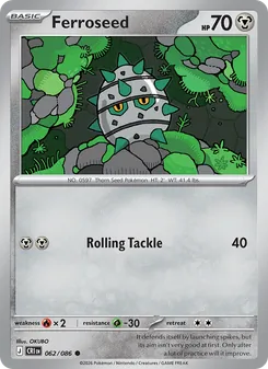 Ferroseed [Rolling Tackle] 카드 이미지