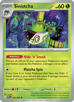 Sinistcha [Hide 'n' Sneak | Matcha Spin]