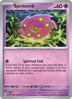 Spiritomb [Spiritual End] 카드 이미지