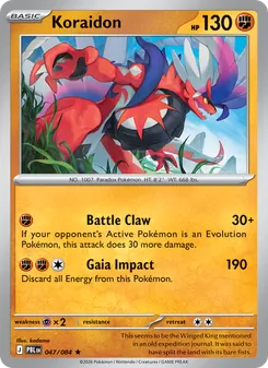 Koraidon [Battle Claw | Gaia Impact]