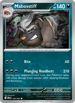 Mabosstiff [Bite | Plunging Headbutt]