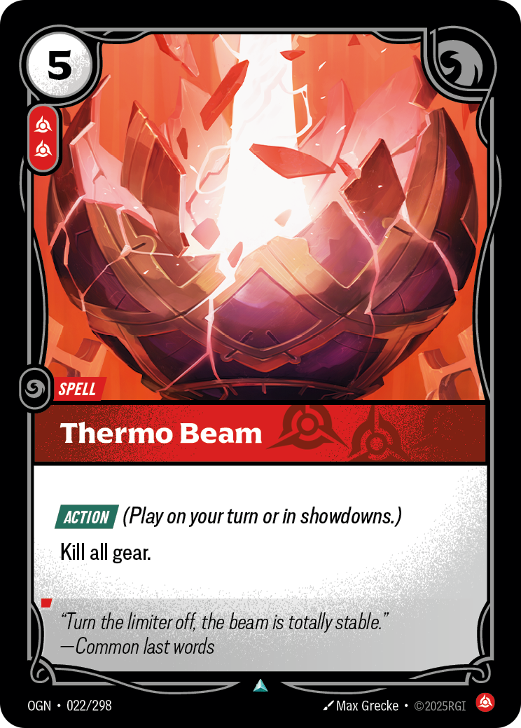 Thermo Beam 카드 이미지