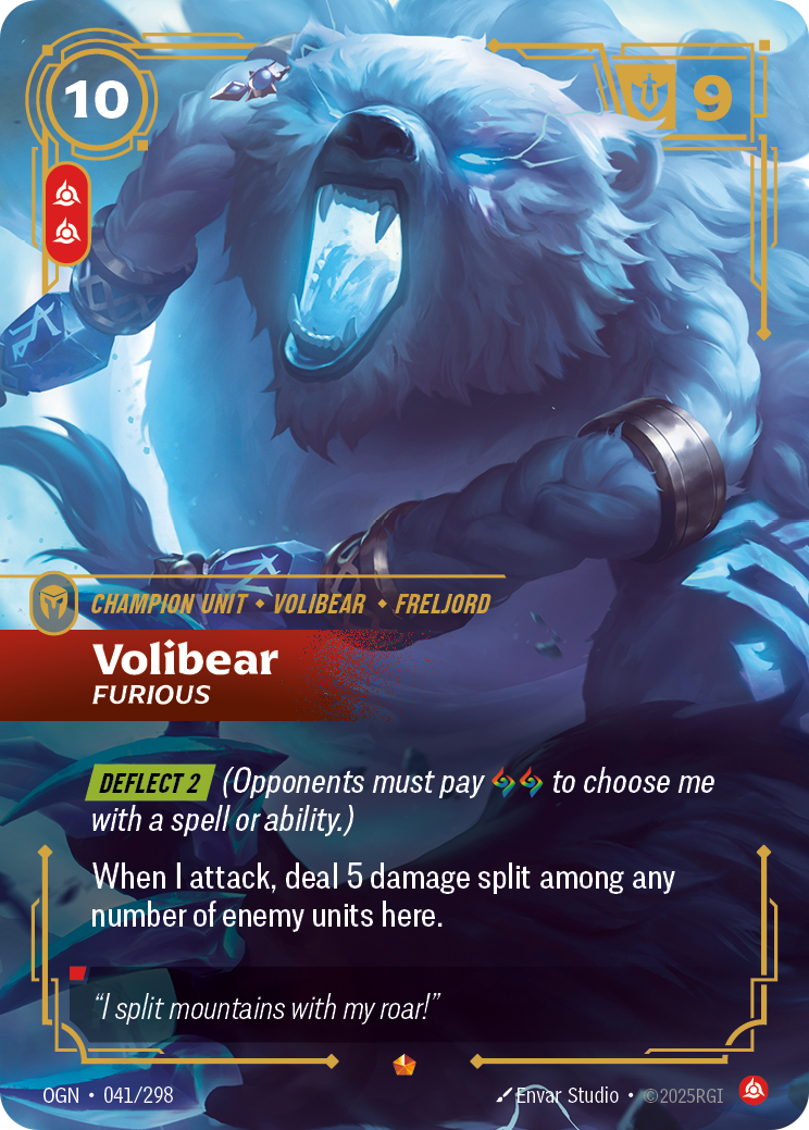 Volibear, Furious 카드 이미지