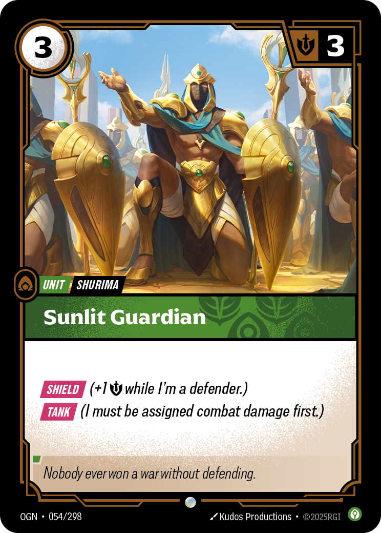 Sunlit Guardian 카드 이미지