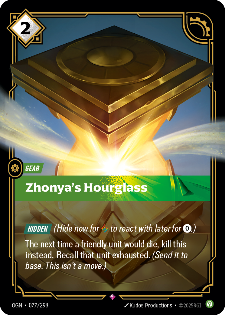 Zhonya's Hourglass 카드 이미지