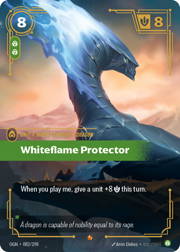 Whiteflame Protector 카드 이미지