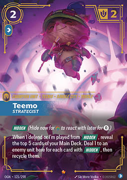 Teemo, Strategist 카드 이미지