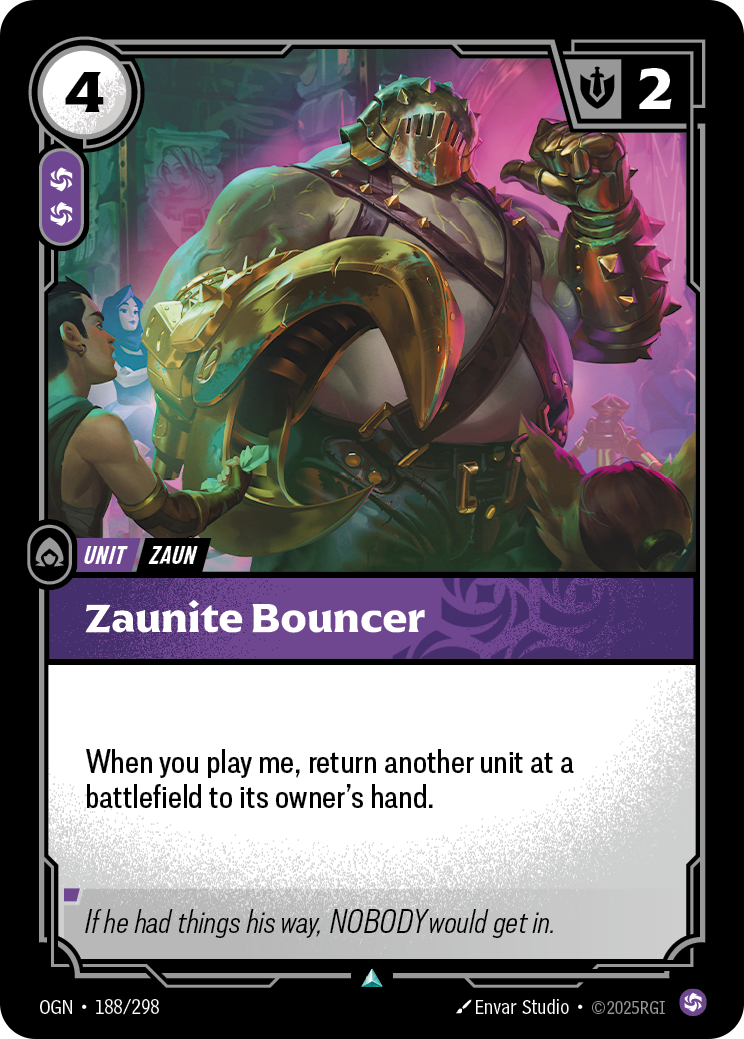 Zaunite Bouncer 카드 이미지