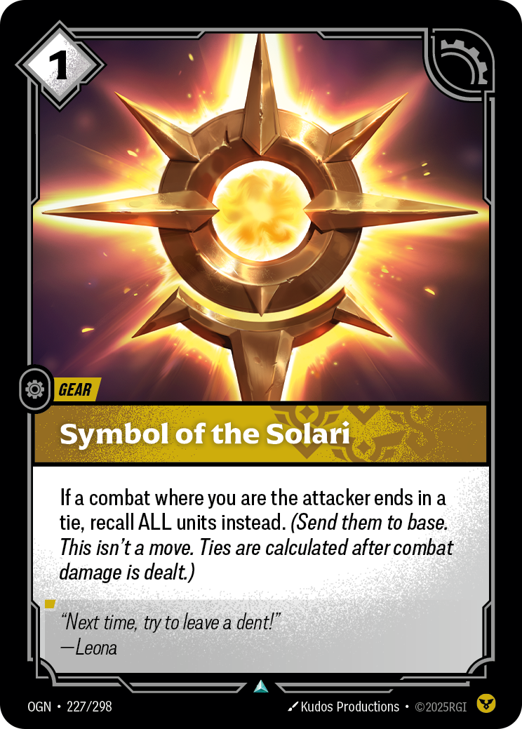 Symbol of the Solari 카드 이미지