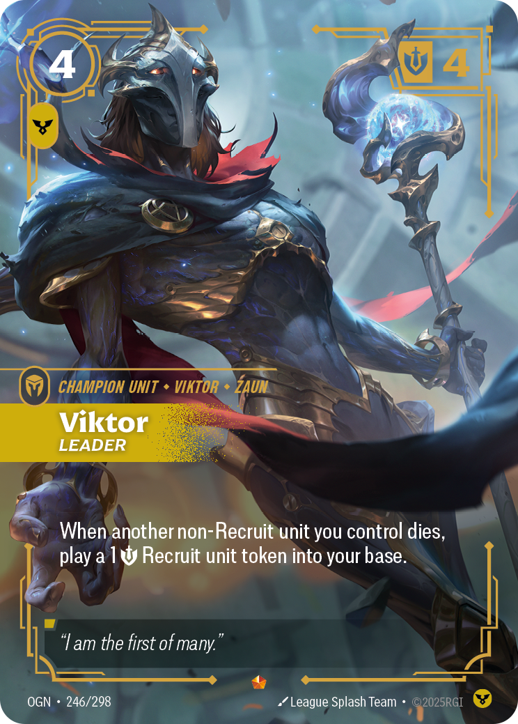 Viktor, Leader 카드 이미지