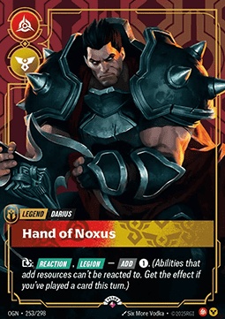 Darius, Hand of Noxus