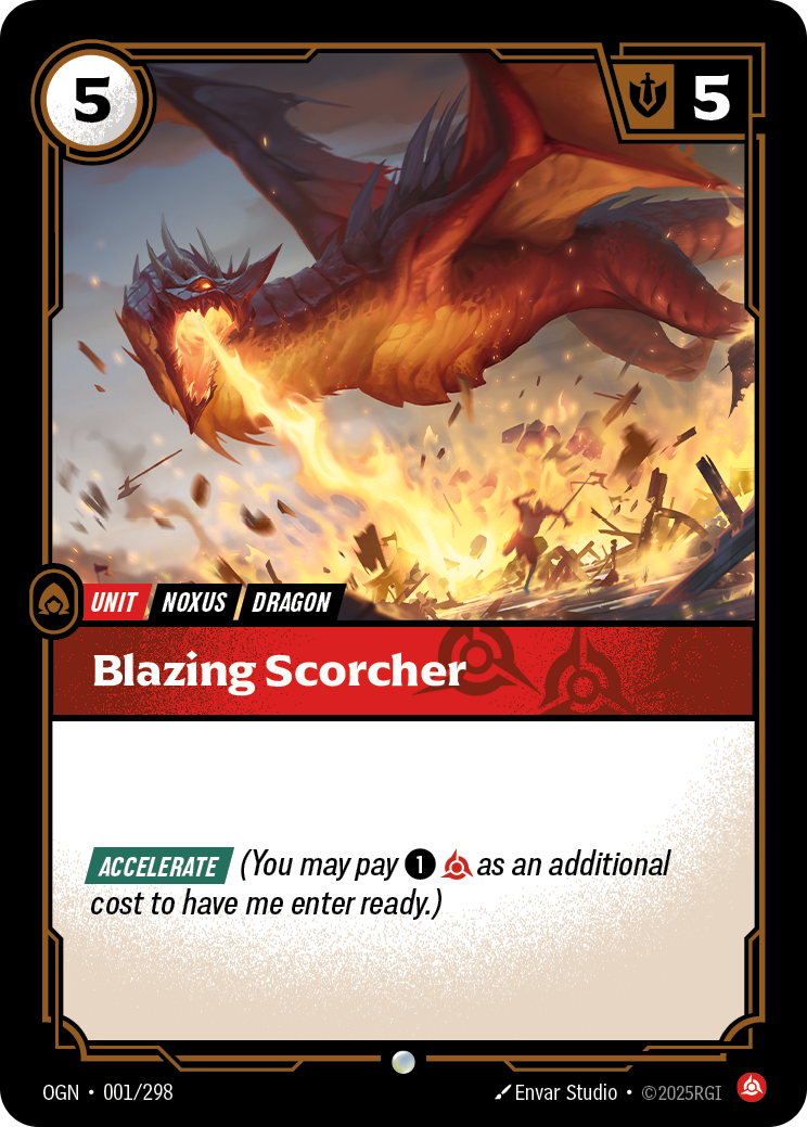 Blazing Scorcher 카드 이미지